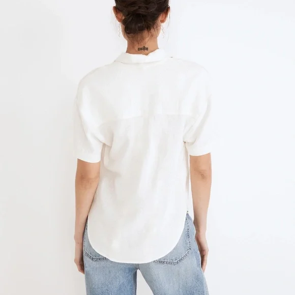 Madewell Breezewoven Beachside Shirttail Top - Picture 2 of 8
